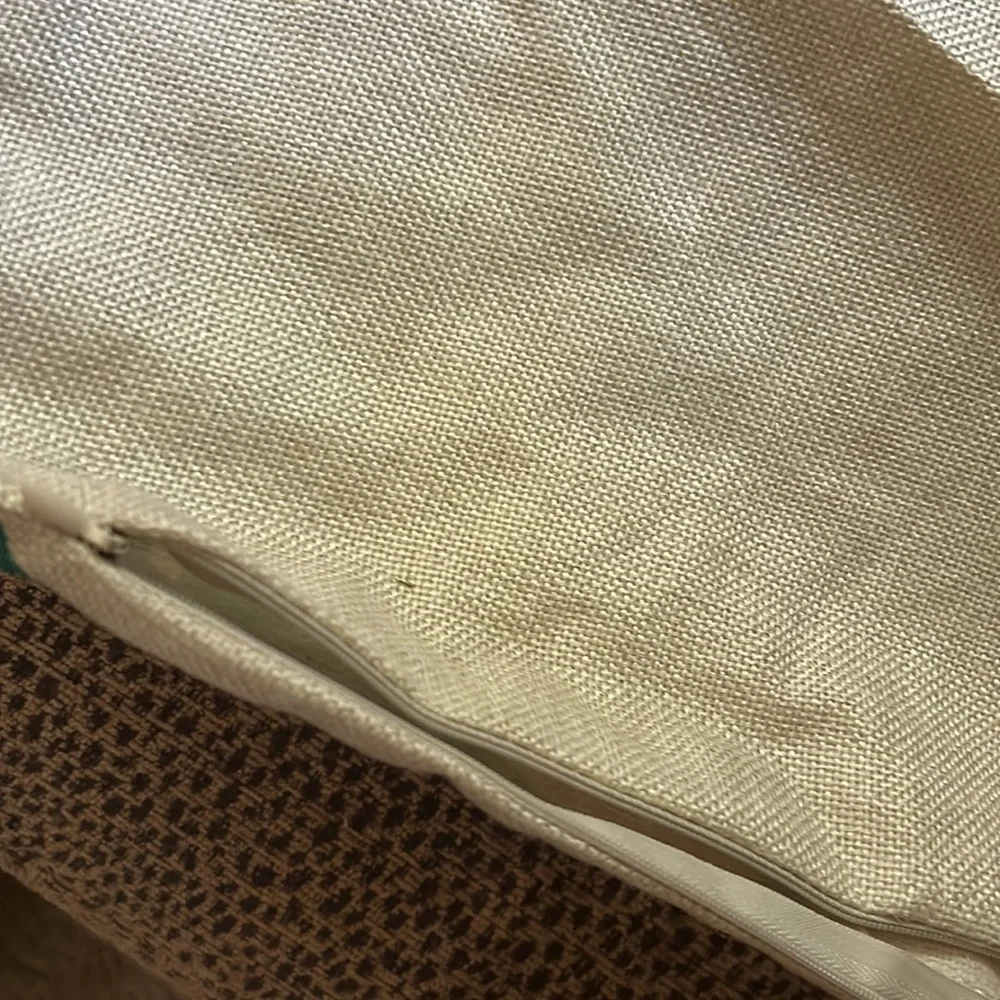Burlap Look Holiday Pillowcase